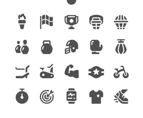 Sport v2 UI Pixel Perfect Well-crafted Vector Solid Icons 48x48 Ready for 24x24 Grid for Web Graphics and Apps. Simple Minimal Pictogram