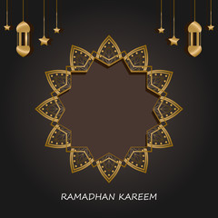 premium gold mandala vector. Luxurious Islamic decoration ornate. mandala in golden color