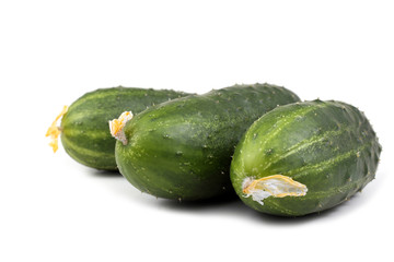 Three cucumbers