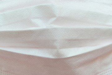 white filter of medical hygiene face mask