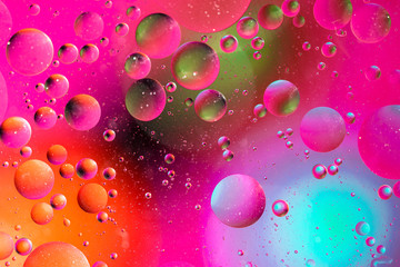 abstract wallpaper from colored circles
