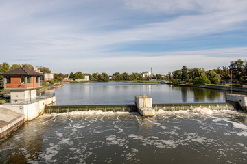 dam on the river
