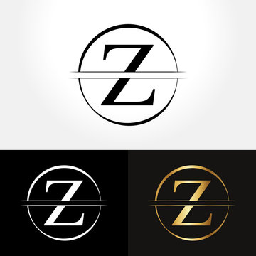 Initial Circle Letter Z Logo Design Business Vector Template. Creative Abstract Letter Z Logo Vector