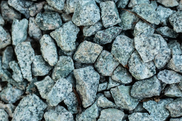 Close-up of a large pile of stones