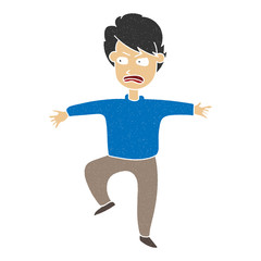 shocked people vector design. digital hand drawn style. grain texture