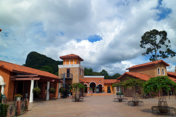Chonburi, Thailand - 13th September 2014 : Scenery of Silverlake Winery