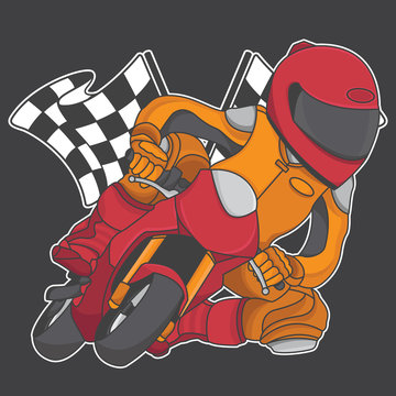 design mini motorbike racing competition