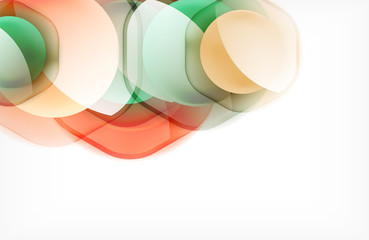 Abstract background - glass shiny transprent hexagon shapes overlapping eath other. Vector Illustration For Wallpaper, Banner, Background, Card, Book Illustration, landing page