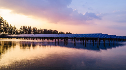 Solar power generation scene