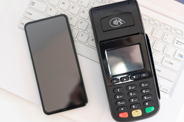Cell phones and POS machines in the Office