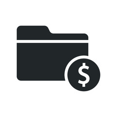 Financial folder icon