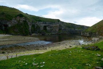  Smoo cave, Höhle bei Durness, Granfschaft Sutherland, Schottland