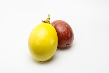 Frutos de maracuyá o fruta de la pasión