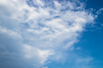 ฺิBeautiful Blue sky background with clouds