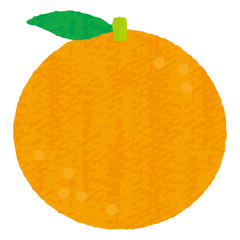 手描き風かわいいオレンジ-Orange vector art