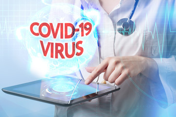 Coronavirus 2019-nCoV. Corona virus outbreaking. Epidemic virus Respiratory Syndrome.