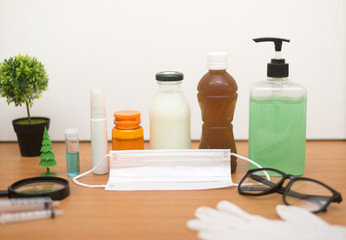 Coronavirus Protection Device 2019-nCoV Virus Infection in Wuhan Covid-19 (SARS-CoV-2) Spread Worldwide The impact of the pandemic virus