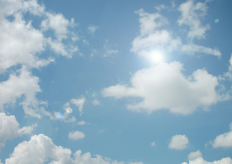 Cloudy sky background