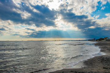 Seascape and beautiful sky