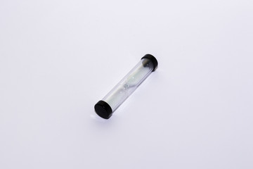 hourglass or sandglass timer on white background isolate