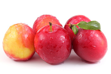 Red plums