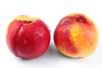 Two nectarines