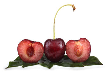 Cherry with halves