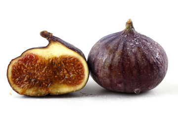 Fig with a half
