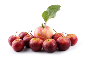 Fuji apple and little red apples