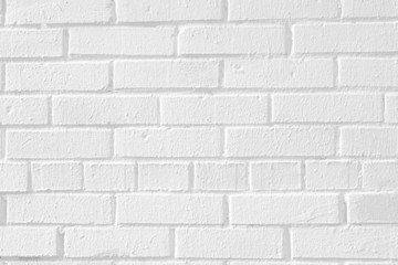 Abstract white background. White bricks texture. White rough wall surface.
