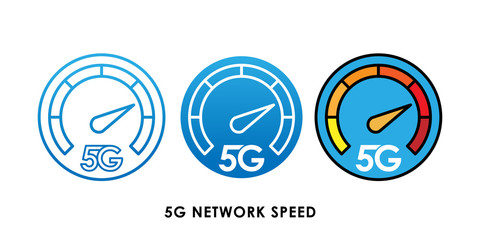 5G icon logo vector illustration. 5G internet connection vector template design. 5G network technology vector illustration for website, sign, symbol, logo, app, UI.