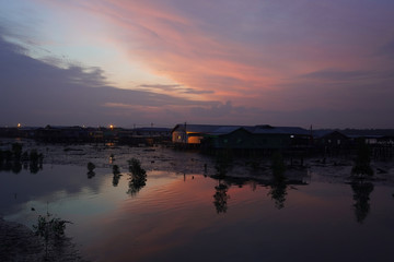 Beautiful sunrise time at Pulau Ketam.