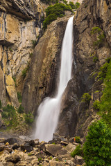 View of the Yosemite Falls in Yosemite National Park, California, USA.