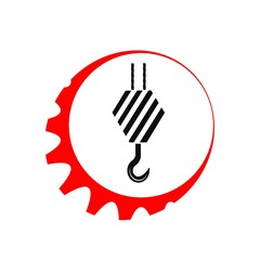 Crane hook logo