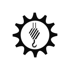 Crane hook logo