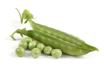 Pea and pea pods