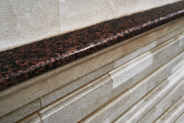 closeup of architectural element for background or texture