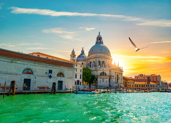 Sunset over the Grand Canal © Givaga