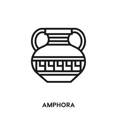 amphora icon vector. amphora pottery icon vector symbol illustration. Modern simple vector icon for your design. amphora pottery icon vector	
