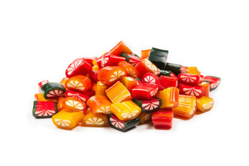 Citrus colorful candies. Jelly sweets,