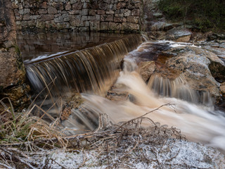 Oderteich Ablauf Oder