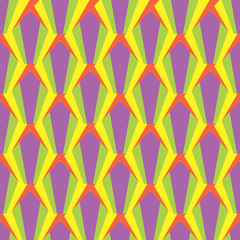Geometric seamless pattern with bright colors.For printing on textiles and paper.Vector illustration