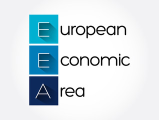 EEA - European Economic Area acronym, business concept background