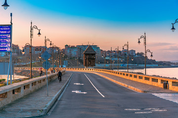 Fototapeta na wymiar bridge in Nesebar, Bulgaria
