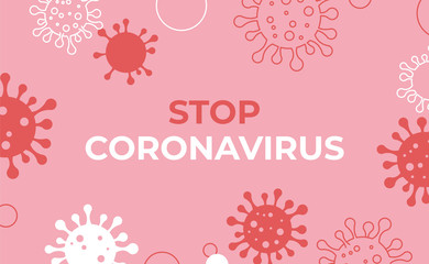 Vector illustration in flat simple style with characters - novel coronavirus concept, covid-19 - abstract illustration for infographics and banners with copy space for text