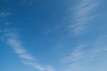Obraz premium 青空に筋雲