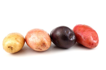 Different color potatoes