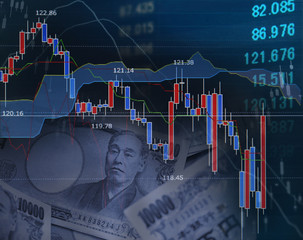 金融イメージ　為替相場の急変