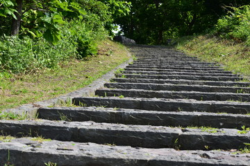 石階段
