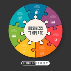 Infographic timeline template can be used for chart, diagram, web design, presentation, advertising, history. Vector infographic illustration